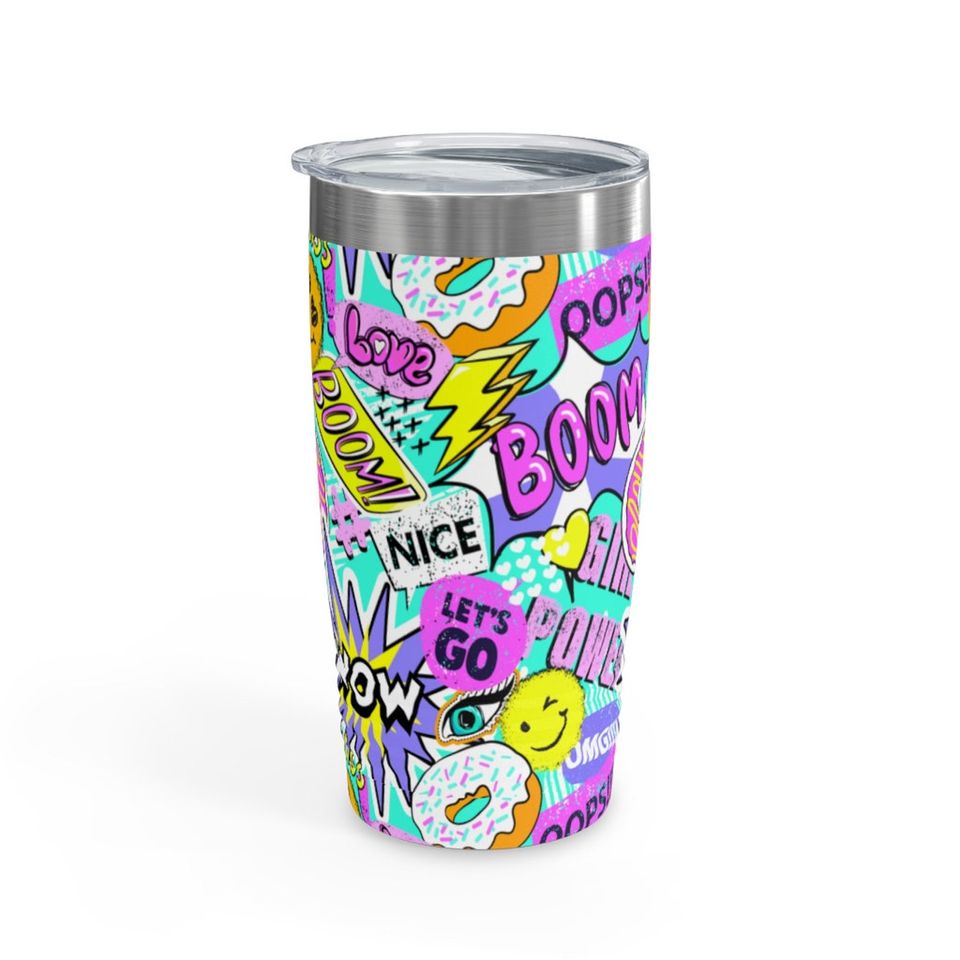Hip 90's Graffitti Ringneck Tumbler, 20oz