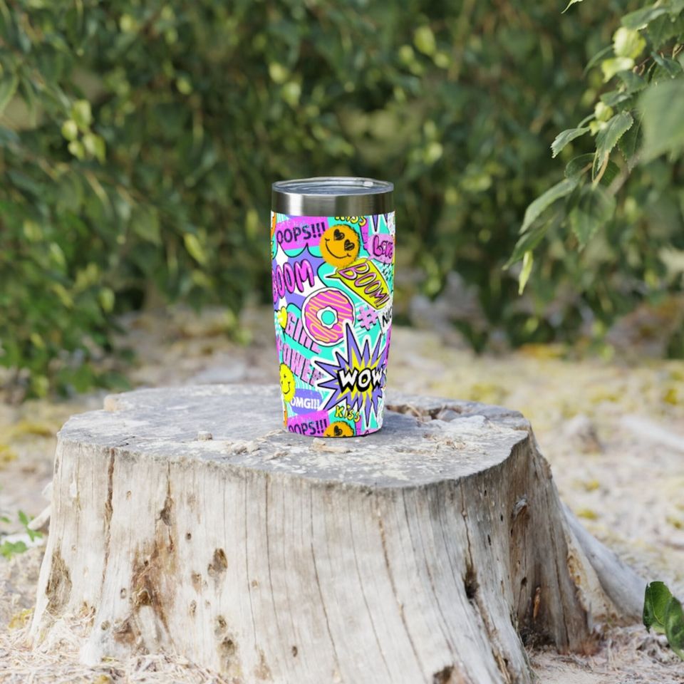 Hip 90's Graffitti Ringneck Tumbler, 20oz
