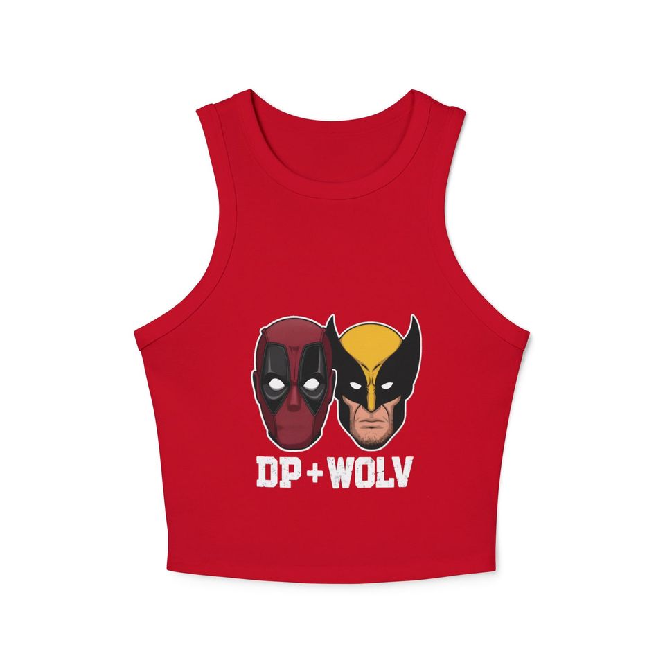 Deadpool + Wolverine Women's Micro Rib Racer Tank Top