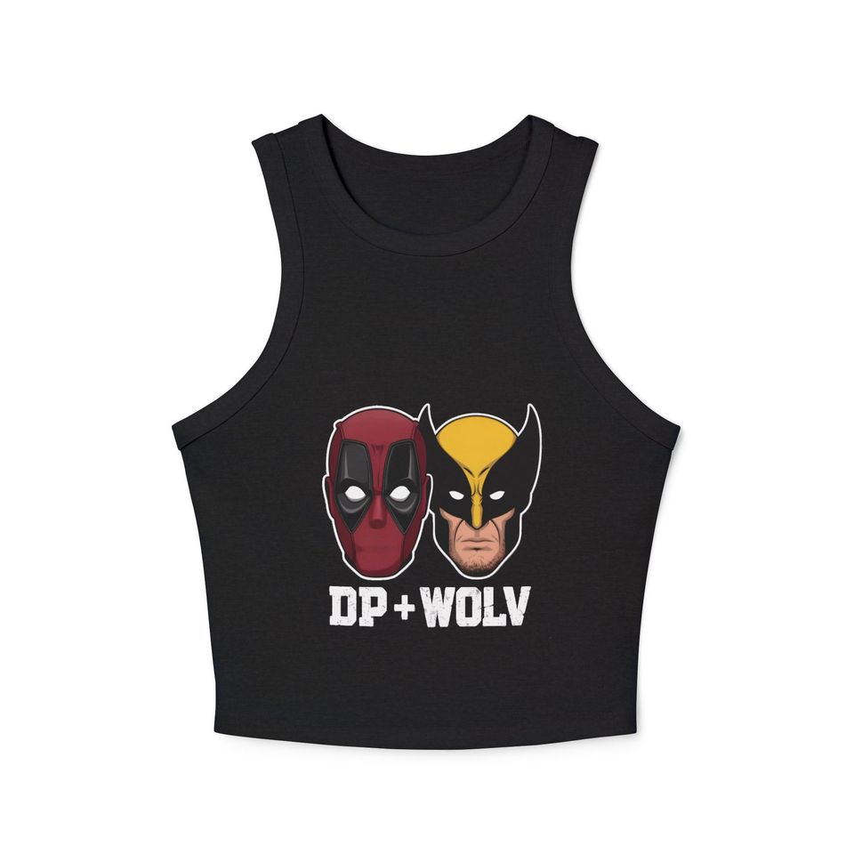 Deadpool + Wolverine Women's Micro Rib Racer Tank Top