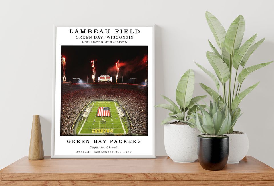 Lambeau Field Stadium Poster