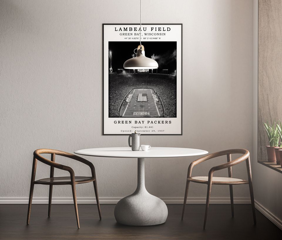 Lambeau Field Stadium Poster