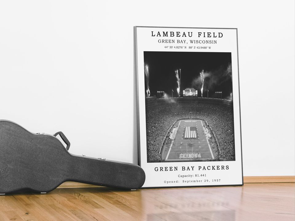 Lambeau Field Stadium Poster