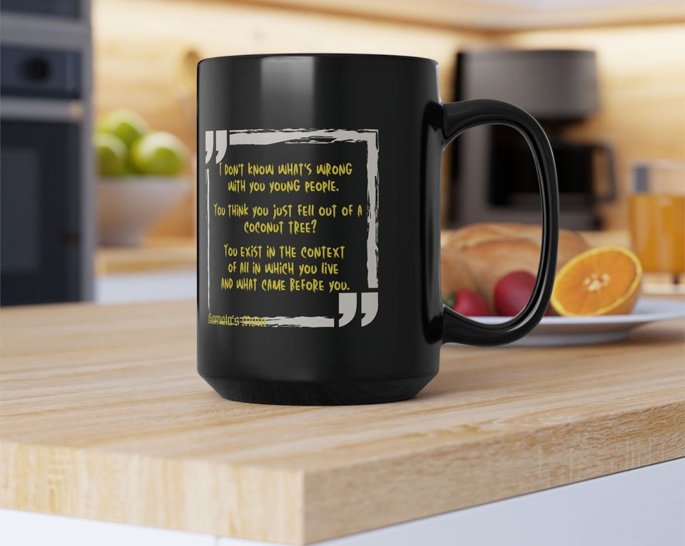 Coconut army Black Mug 11oz and 15oz, Harris TikTok meme mug