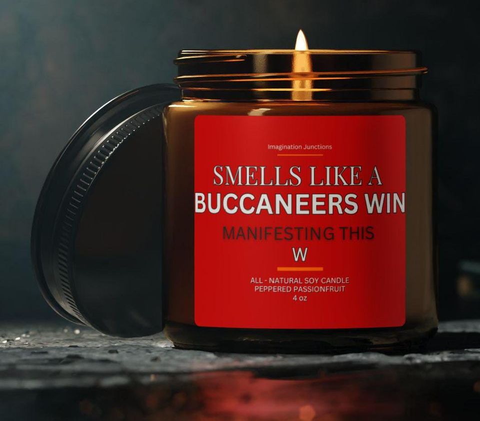 Buccaneers Scented Candles | Tampa Bay Game Day, Soy Wax