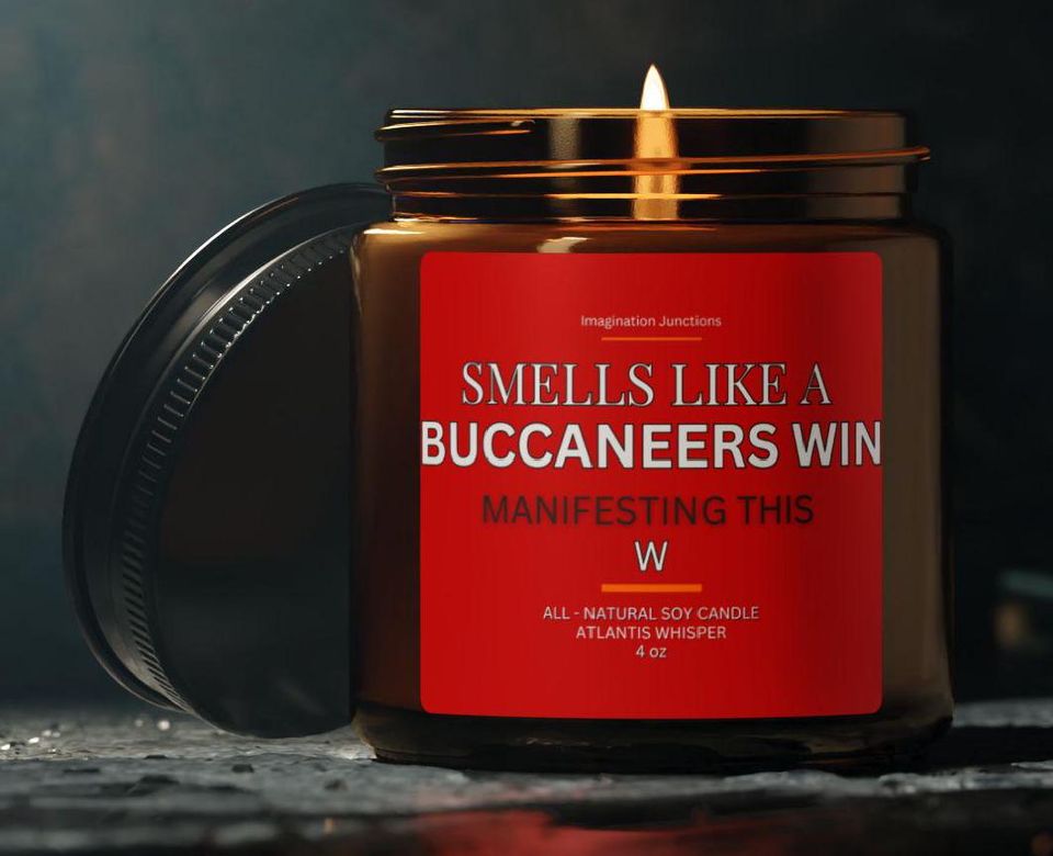 Buccaneers Scented Candles | Tampa Bay Game Day, Soy Wax