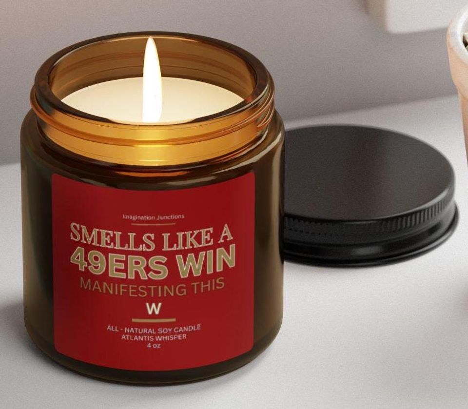 49ers Scented Candle | San Francisco football Gift