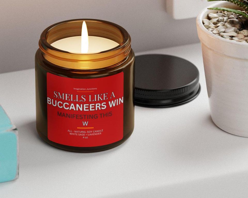 Buccaneers Scented Candles | Tampa Bay Game Day, Soy Wax