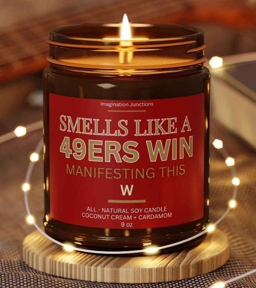 49ers Scented Candle | San Francisco football Gift