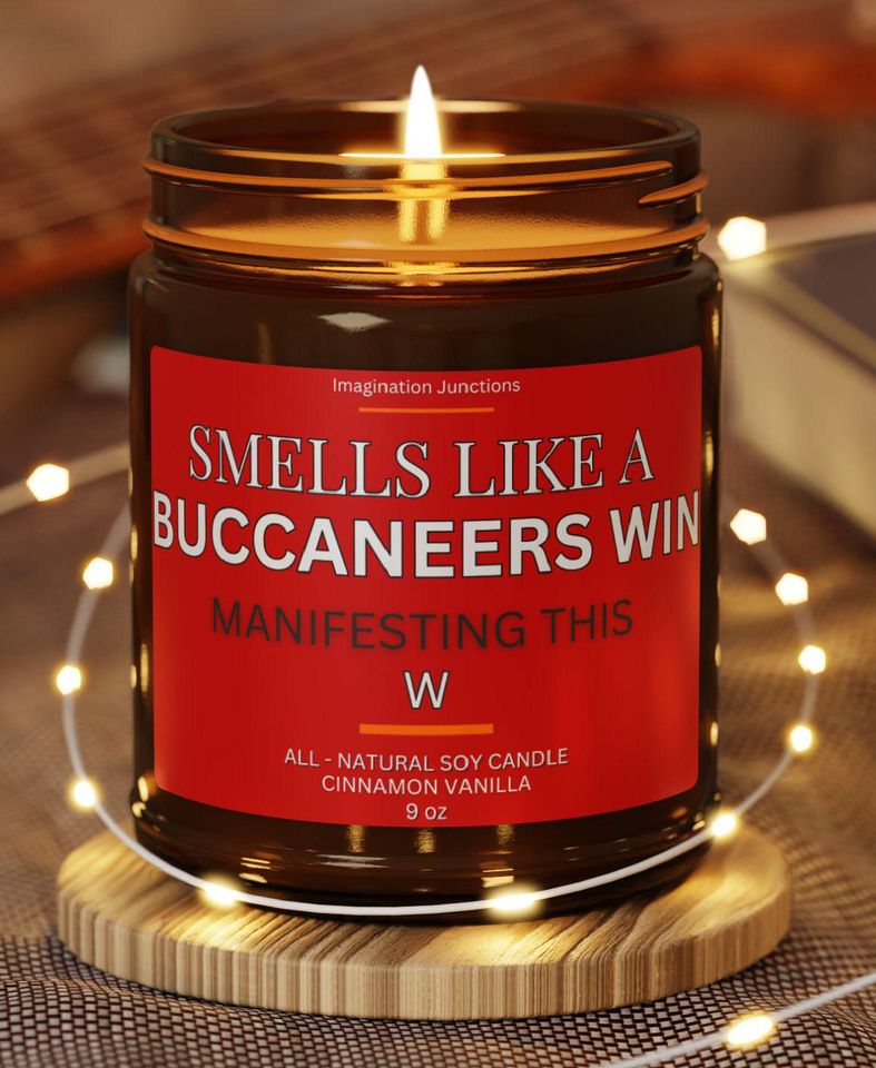 Buccaneers Scented Candles | Tampa Bay Game Day, Soy Wax