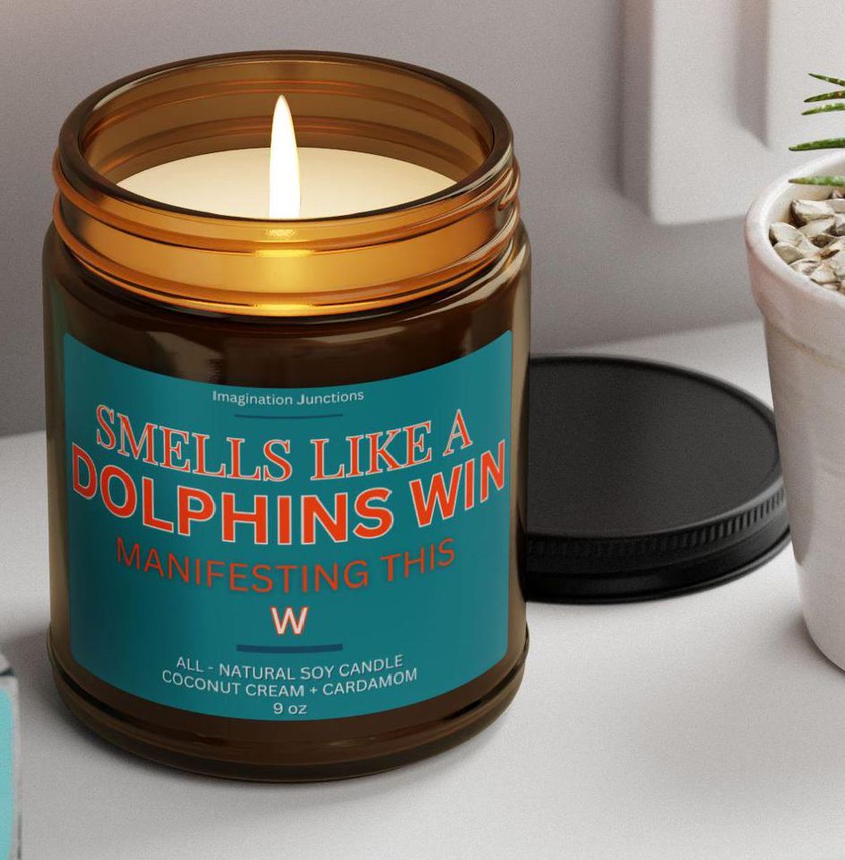 Dolphins Scented Candle