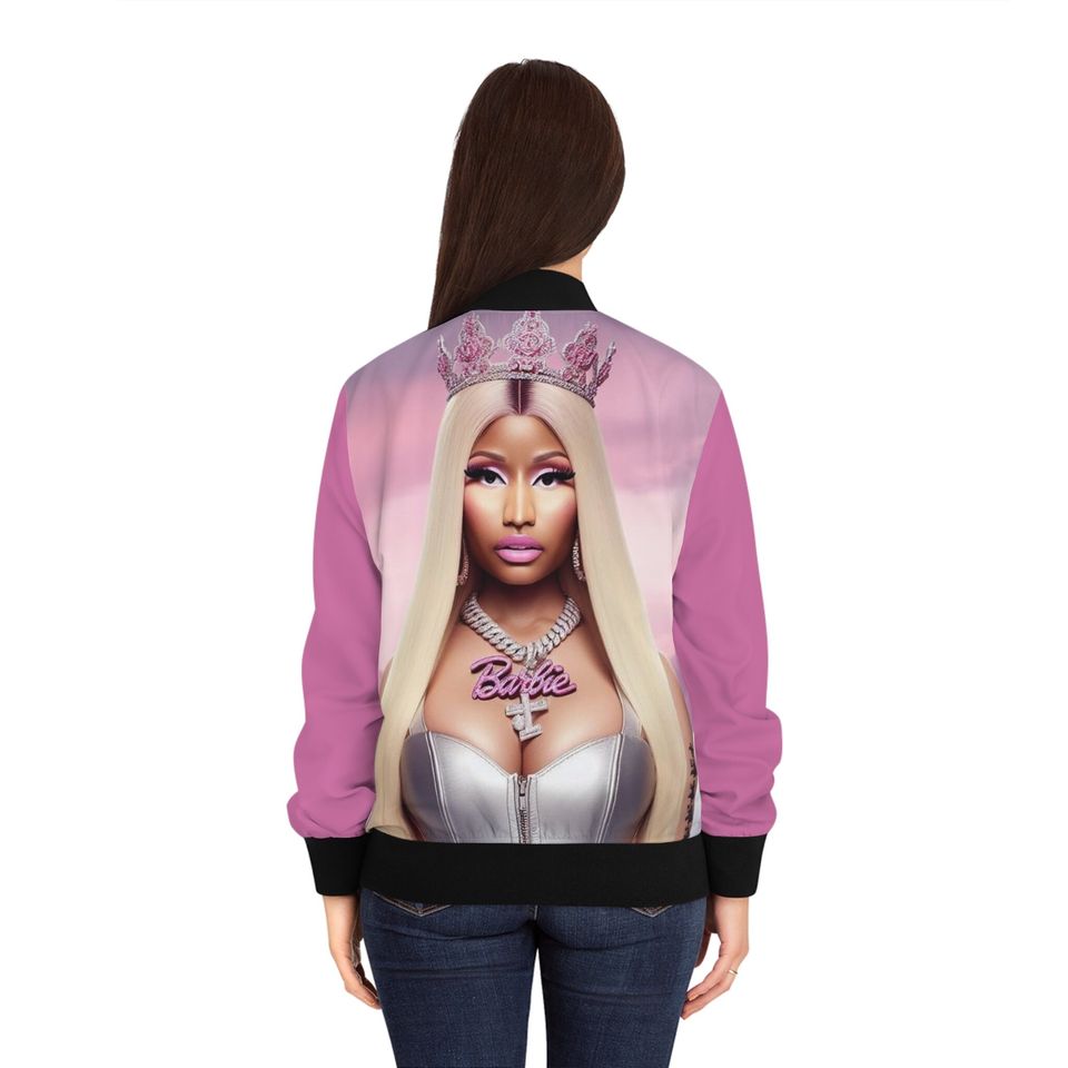 Women's light Weight Bomber Jacket (AOP)