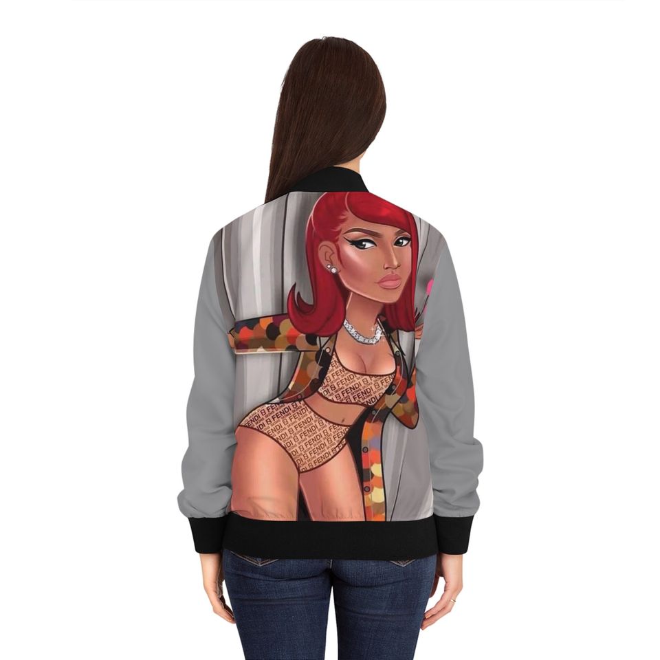 Nicki Minaj Women's Bomber Jacket (AOP)