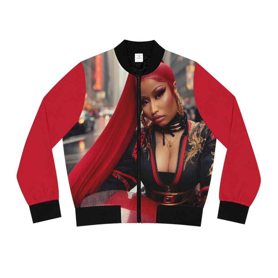 Nicki Minaj Women's light weight Bomber Jacket (AOP)