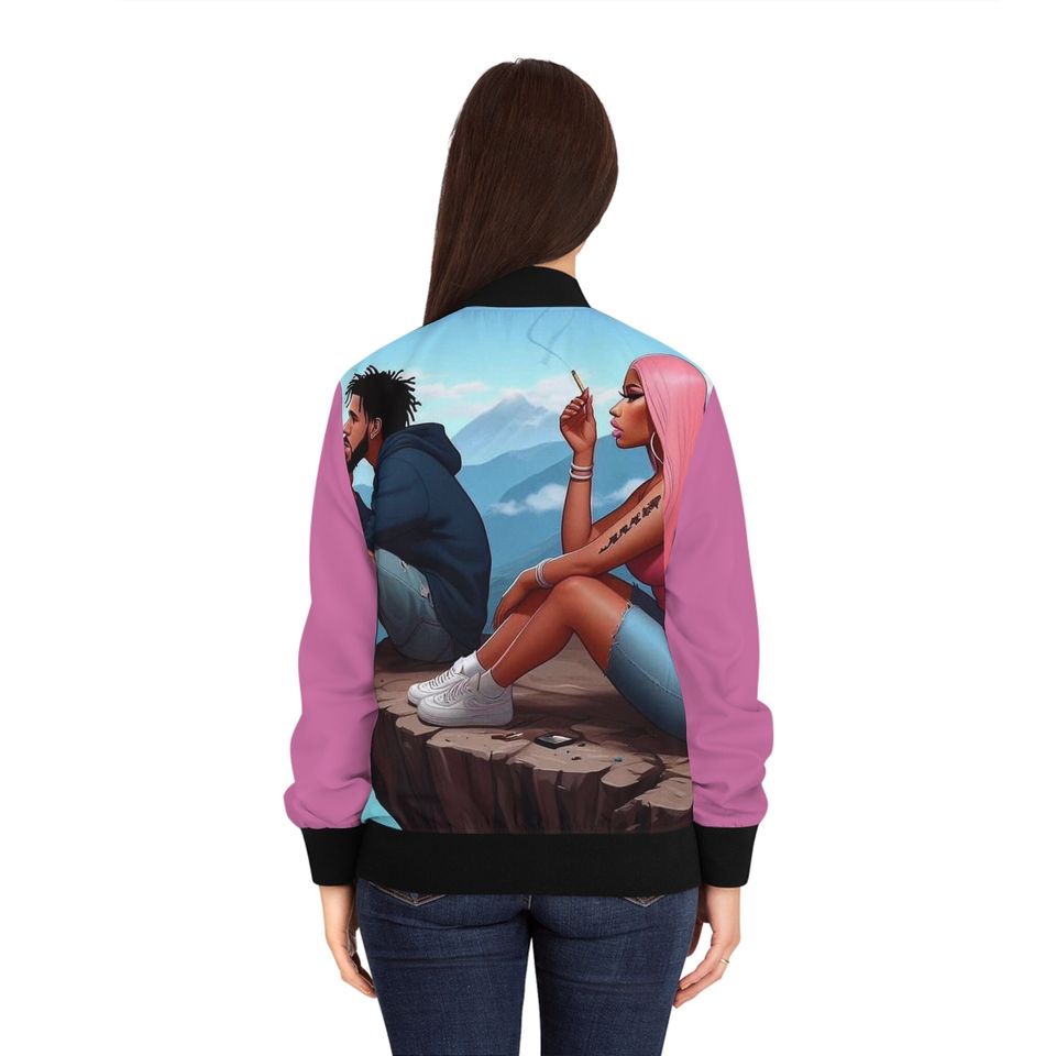 Nicki Minaj Women's Bomber Jacket (AOP)