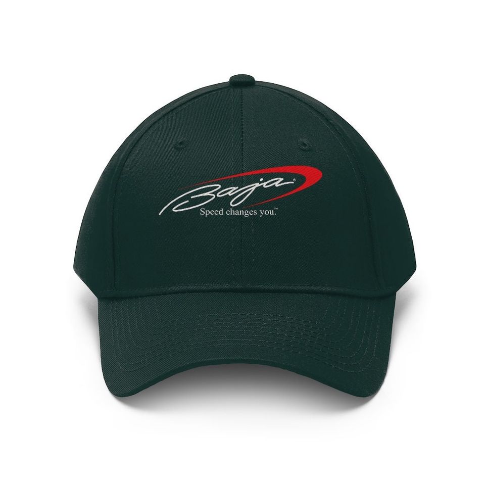BAJA BOATS Cap , Unisex Twill Hat Embroidery