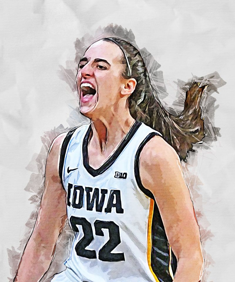 Caitlin Clark - Digital Art Poster Gift
