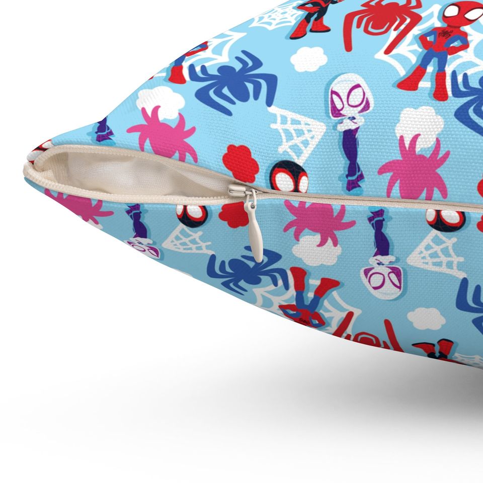 Spidey Spun Polyester Square Throw Pillow