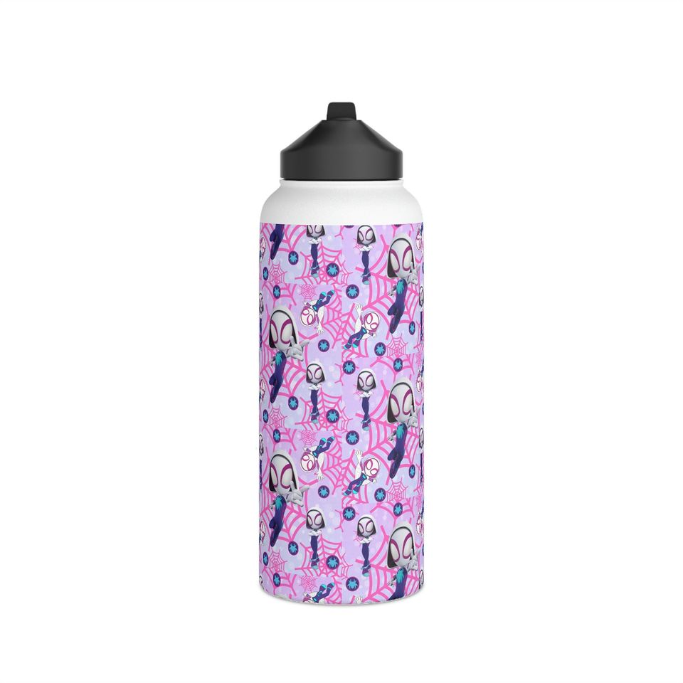 Ghost Spidey Stainless Steel Water Bottle, Standard Lid