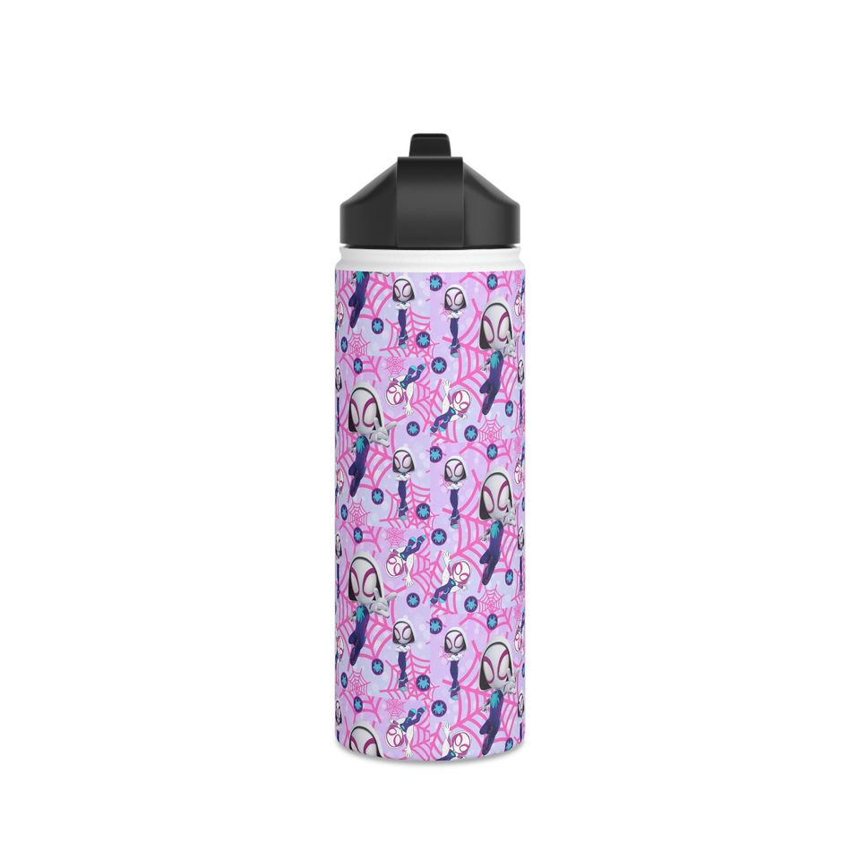 Ghost Spidey Stainless Steel Water Bottle, Standard Lid