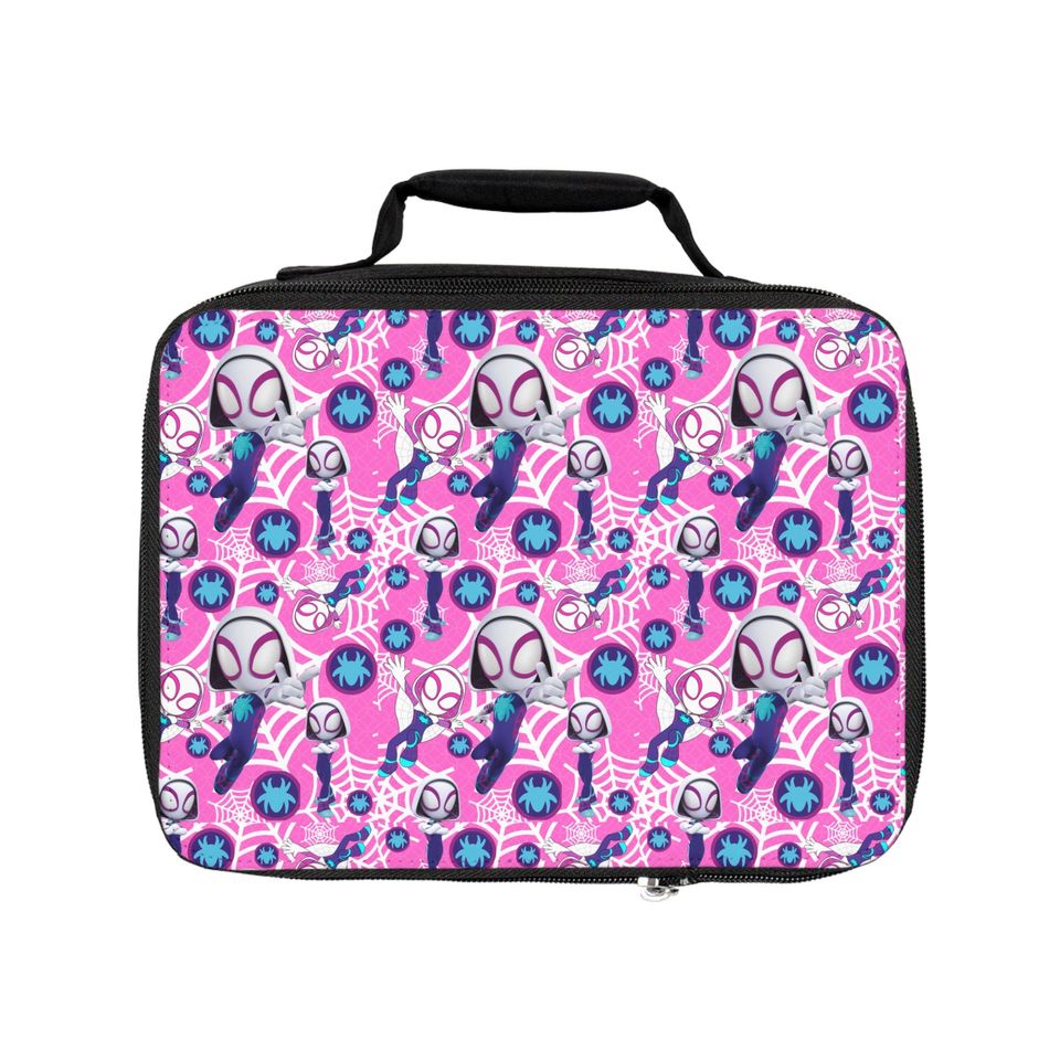 Ghost Spidey Pink Lunch Bag