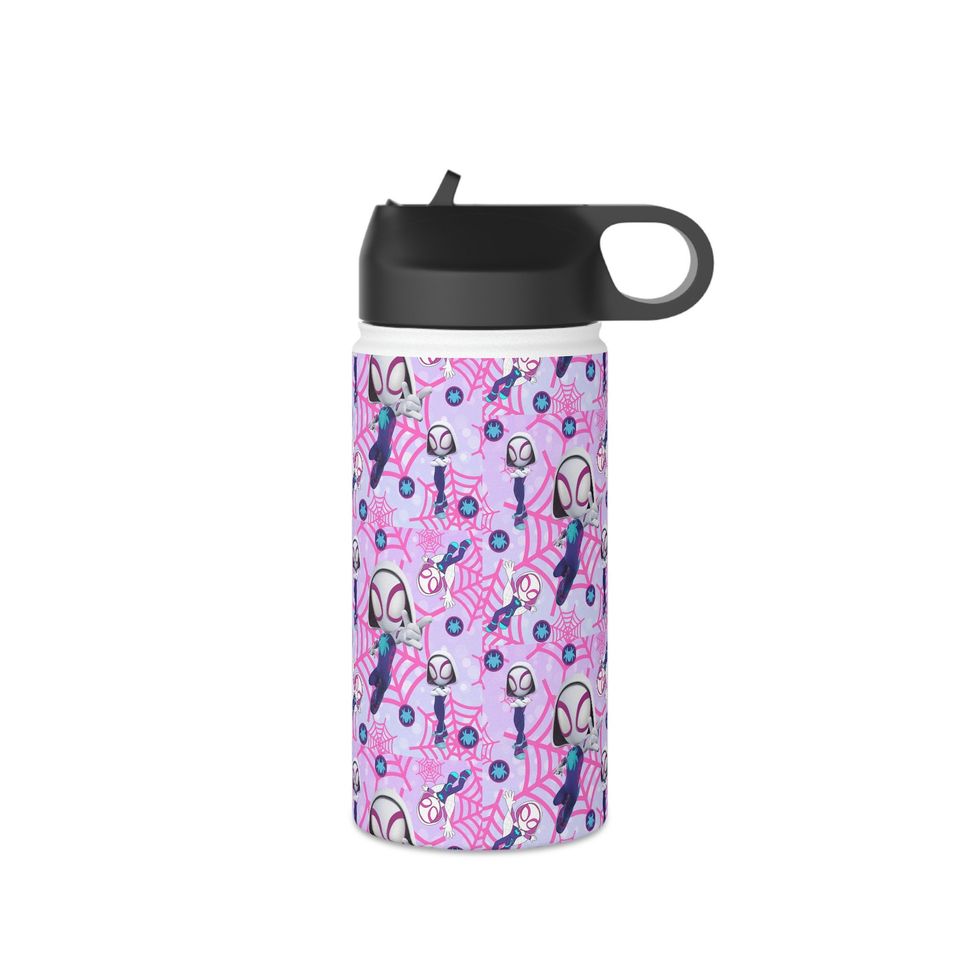 Ghost Spidey Stainless Steel Water Bottle, Standard Lid