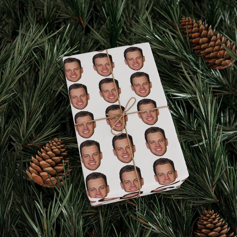 Joe Burrow Cincinnati Bengals Wrapping Paper