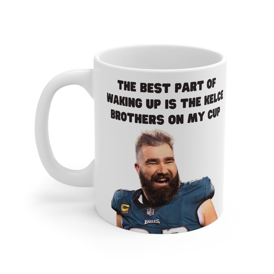 Kelce Brothers Coffee Mug Jason Travis Kelce Gift