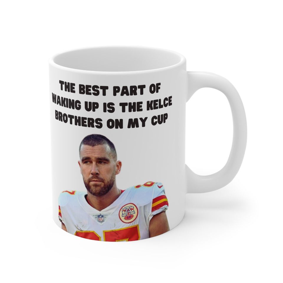 Kelce Brothers Coffee Mug Jason Travis Kelce Gift