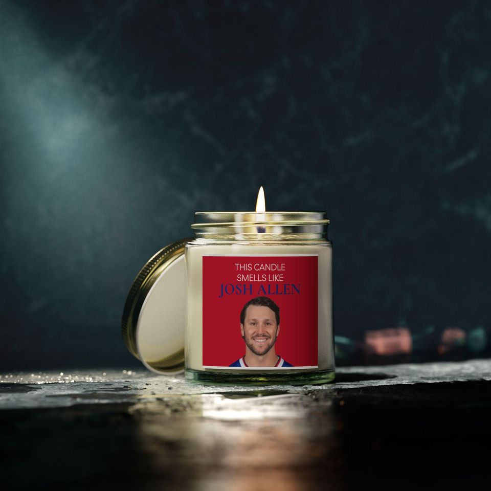 Josh Allen Candle - Buffalo Bills Fan Gift