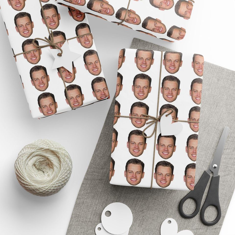 Joe Burrow Cincinnati Bengals Wrapping Paper