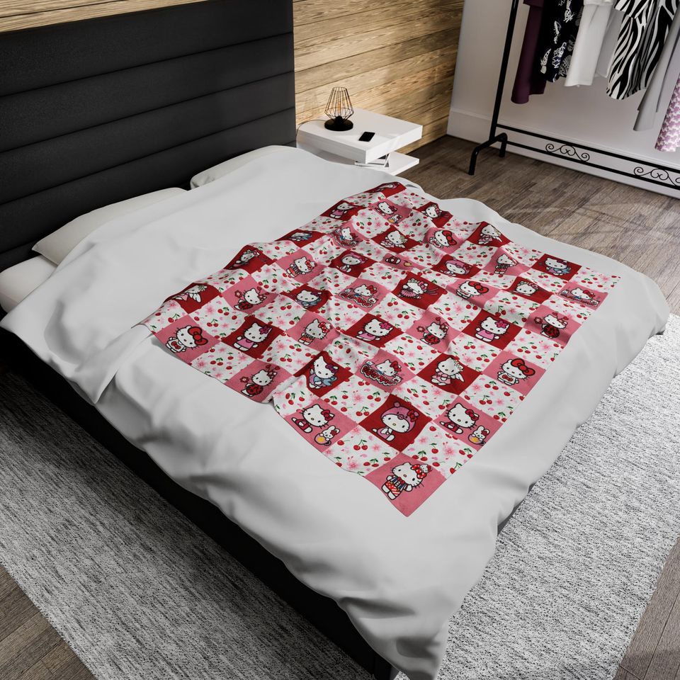 Hello Kitty Fleece Blanket | Kids Gift
