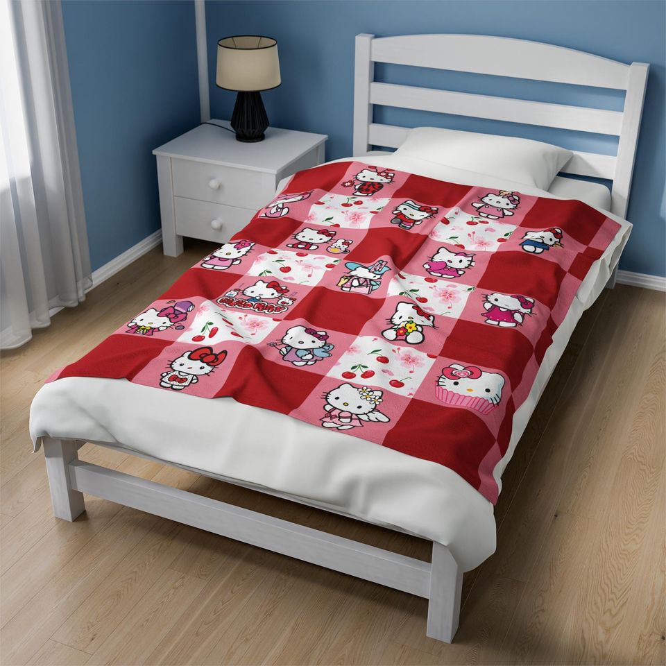 Hello Kitty Fleece Blanket | Kids Gift
