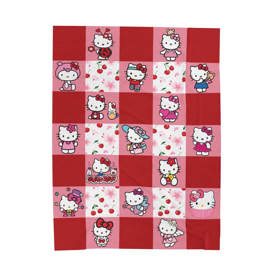Hello Kitty Fleece Blanket | Kids Gift