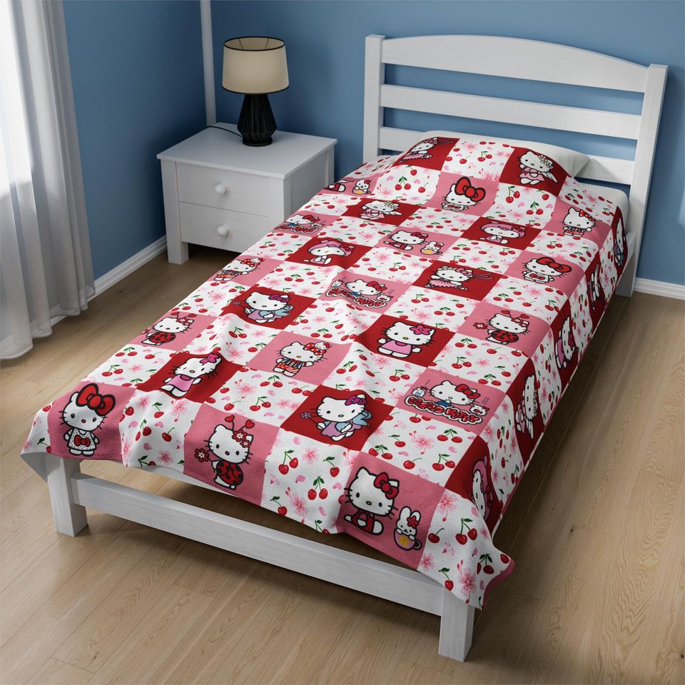 Hello Kitty Fleece Blanket | Kids Gift