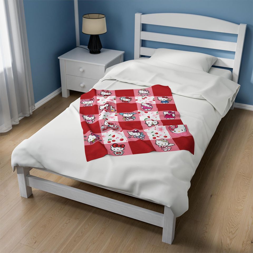 Hello Kitty Fleece Blanket | Kids Gift
