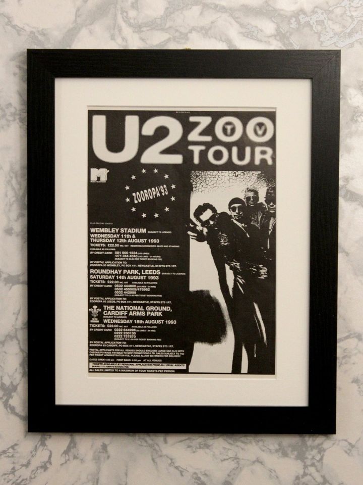U2 - Zoo Tour - 1992/1993 - Promo Poster