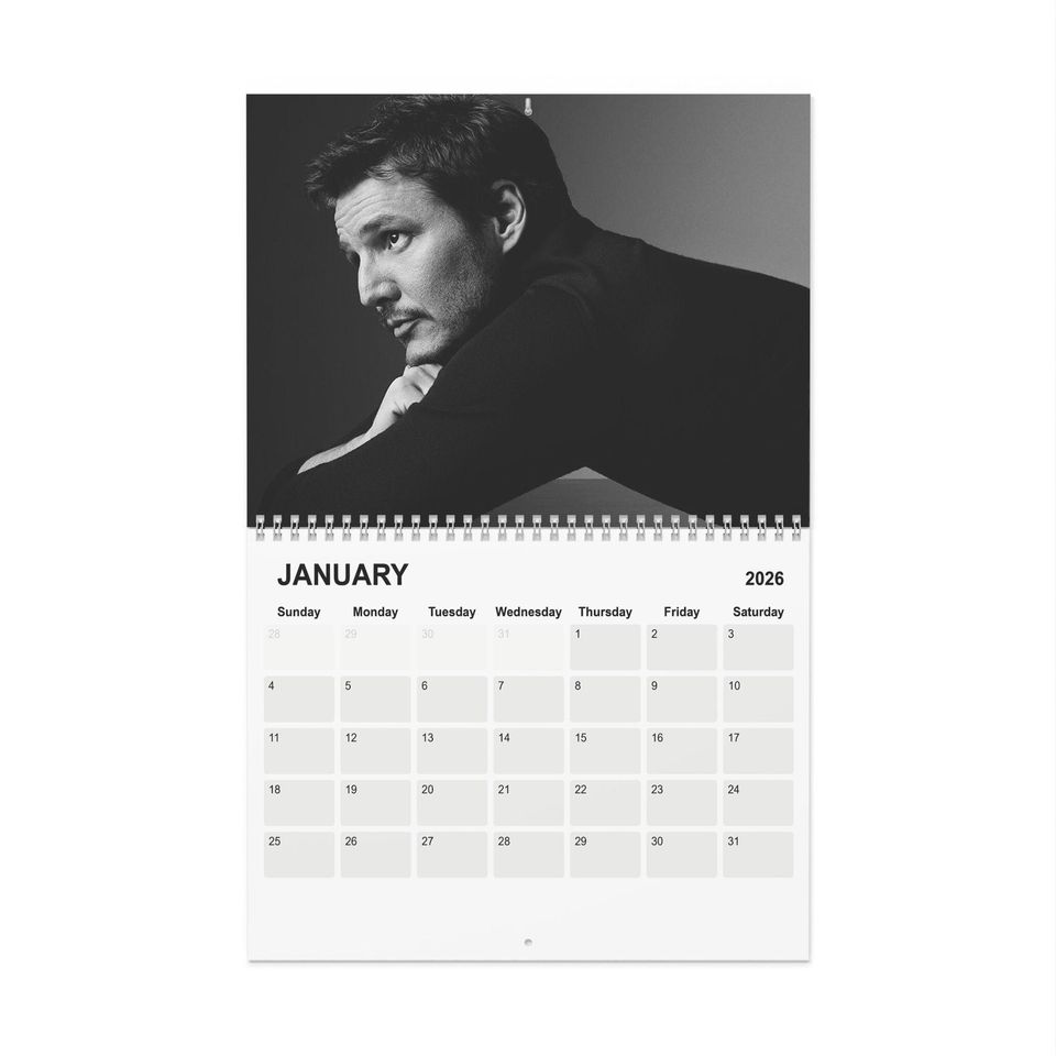 Pedro Pascal 2026 Calendar