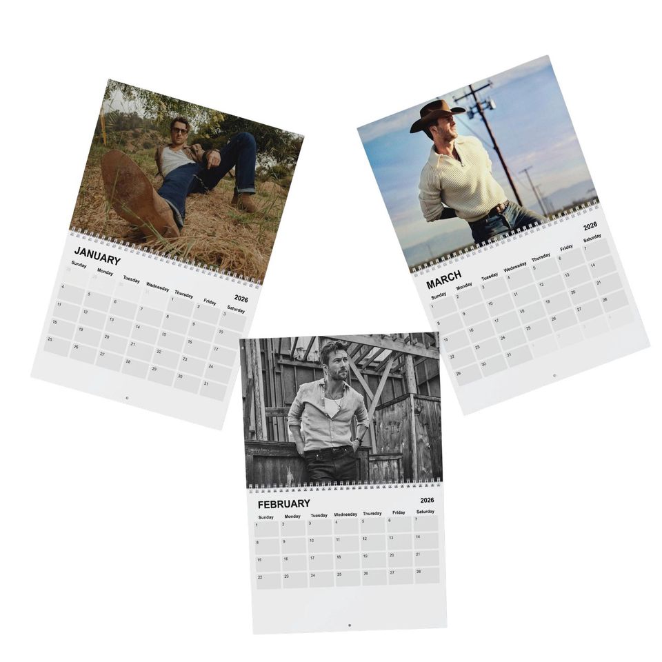 Glen Powell 2026 Calendar