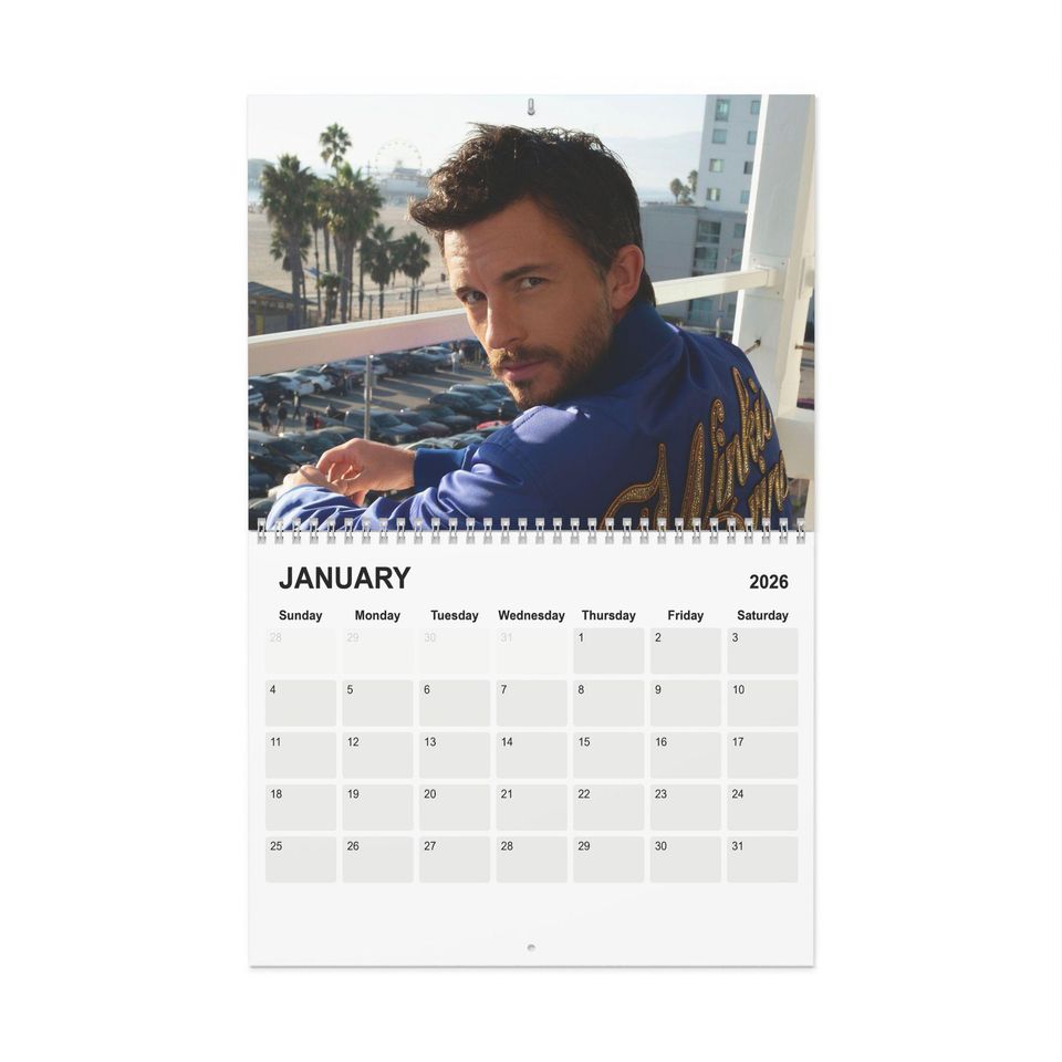 Sexy Jonathan Bailey 2026 Calendar