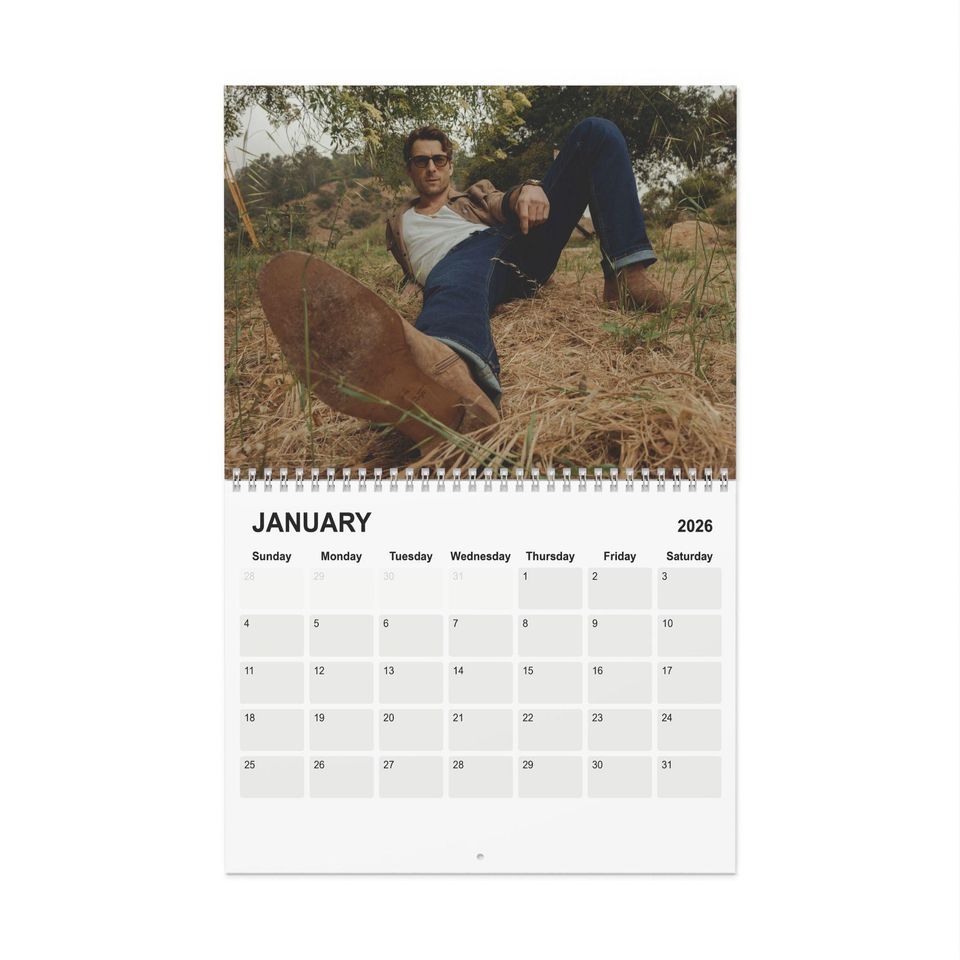 Glen Powell 2026 Calendar