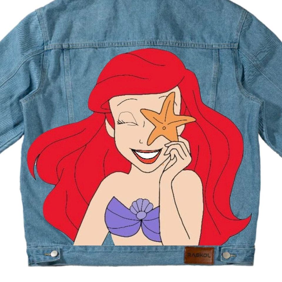 Little Mermaid Denim Jacket