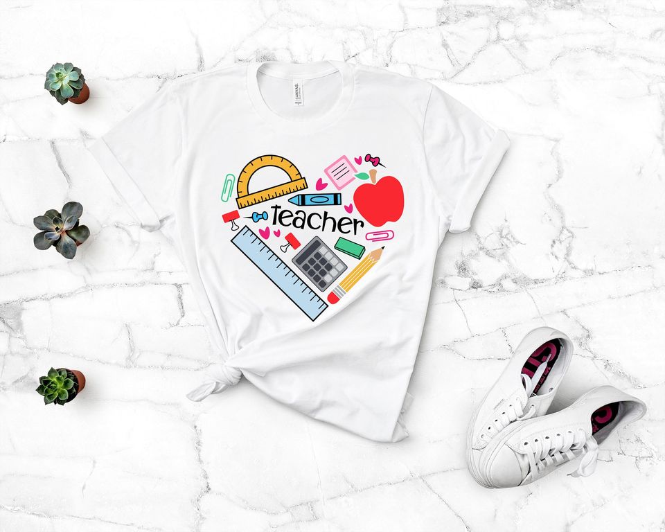 Inspirational Teacher Teach Love Inspire Shirt