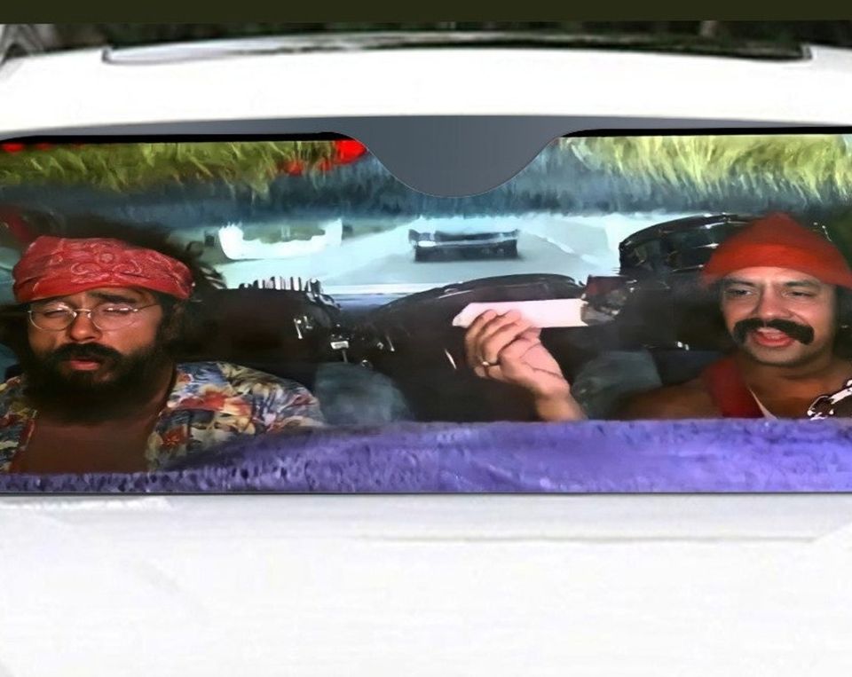 Cheech and Chong Up in Smoke Car Windshield Sunshade