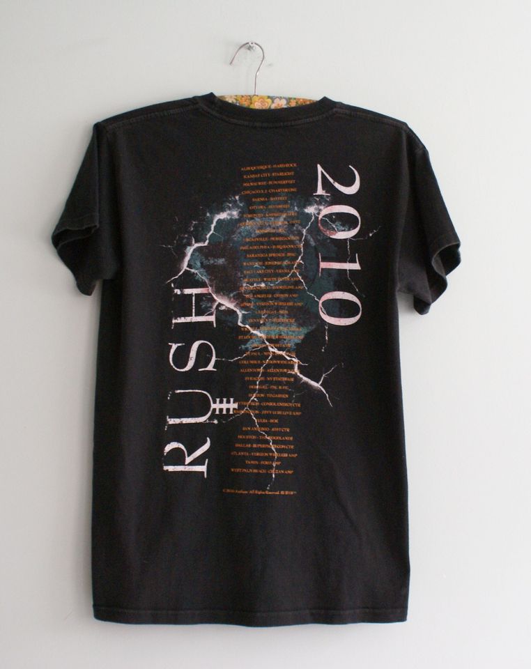 Rush t-shirt, Rush Time Machine Tour, Rush band tee, Vintage Band shirt
