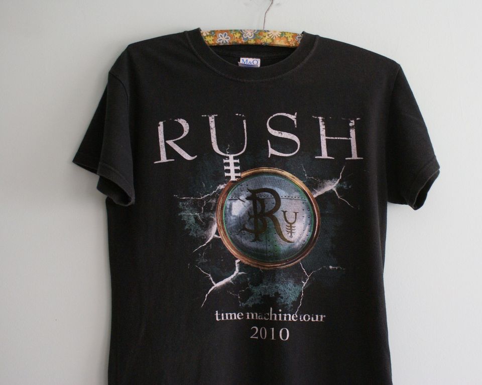 Rush t-shirt, Rush Time Machine Tour, Rush band tee, Vintage Band shirt