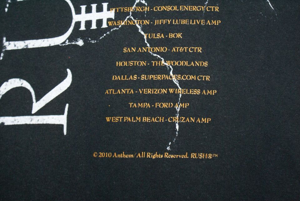 Rush t-shirt, Rush Time Machine Tour, Rush band tee, Vintage Band shirt