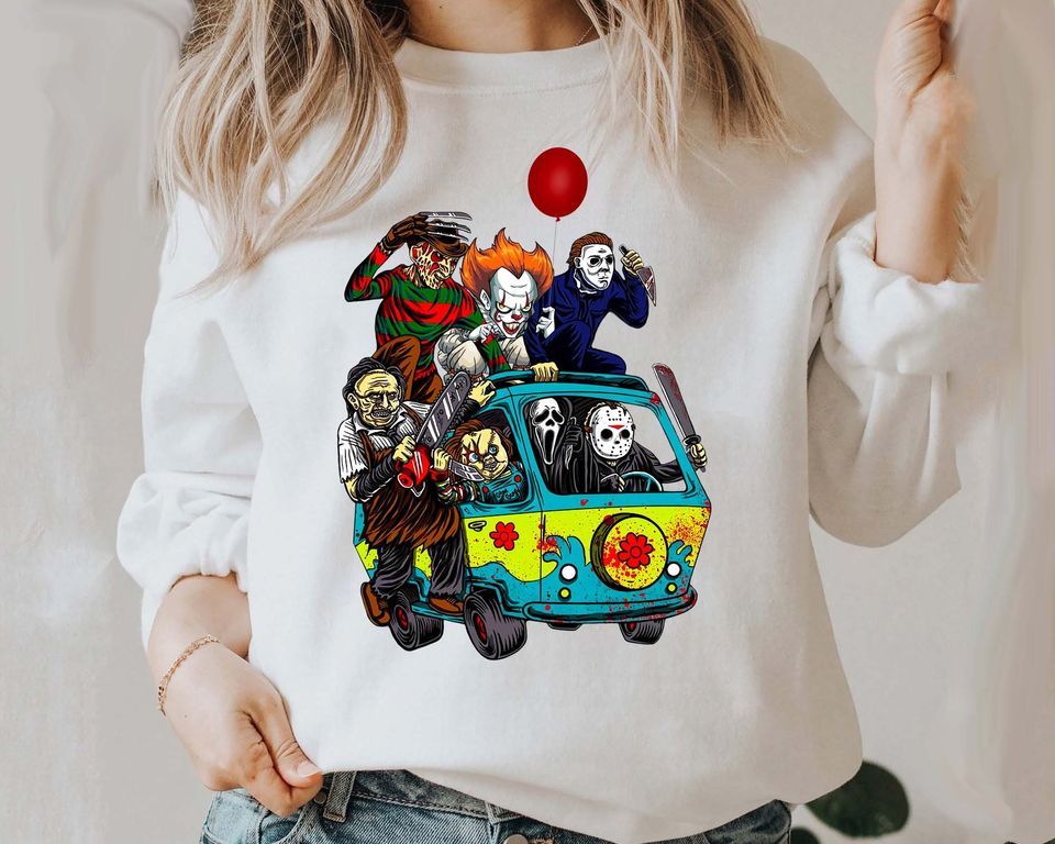 Michael Myers Sweatshirt,  Horror Characters Sweatshirt