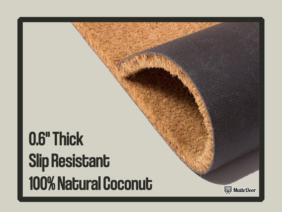 Monorail Welcome Doormat: Funny Front Door Rug