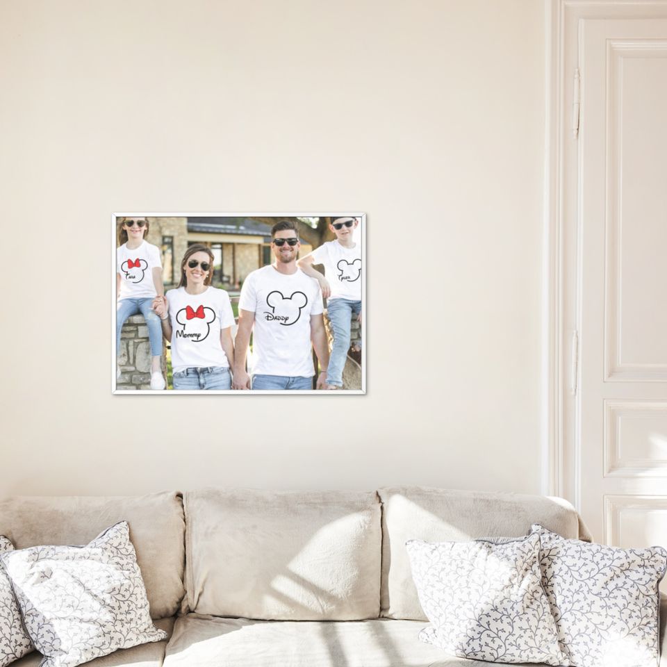 Matching Family Disney T-shirts Black personalized